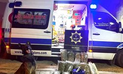 Ambulanstaki 9 kilo uyuşturucuyu 'Dangal' buldu; 3 gözaltı
