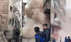 Diyarbakır'da hasarlı bina çöktü! Enkaz altında arama başlatıldı