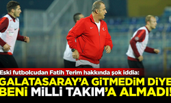 Fatih Terim hakkında şok iddia: Galatasaray'a gelmedim diye beni Milli Takım'a almadı