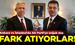 Ankara ve İstanbul'da AK Parti'ye soğuk duş! Fark atıyorlar