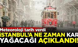 Meteoroloji tarih verdi! İstanbul'a ne zaman kar yağacağı açıklandı