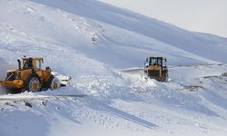 Kars’ta kar yağışı nedeniyle 33 köy yolu ulaşıma kapandı