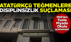 MSB'den Tuzla Piyade Okulu açıklaması! Atatürkçü teğmenleri disiplinsizlikle suçladılar