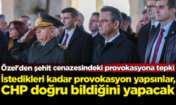 Özgür Özel'den şehit cenazesindeki provokasyona tepki: CHP doğru bildiğini yapacak