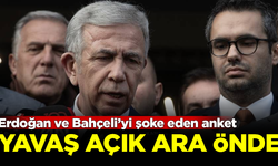 Erdoğan ve Bahçeli'yi şoke eden anket! Mansur Yavaş Ankara'da açık ara önde