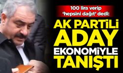 AK Partili aday simit ısmarlarken aday ekonomiyle tanıştı: 100 lira verip hepsini dağıt dedi