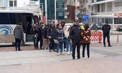 Kırşehir'de, 'Sibergöz-12' operasyonunda yakalanan 13 kişi adliyede