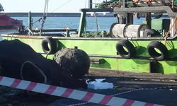 Zonguldak'ta balıkçıların ağına takılan mayın, fünyeyle imha edildi