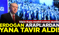 Erdoğan, Süper Kupa rezaletinde Araplardan yana tavır aldı!