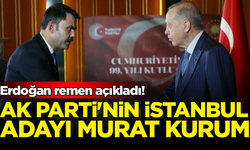 Erdoğan resmen açıkladı: AK Parti'nin İstanbul adayı Murat Kurum