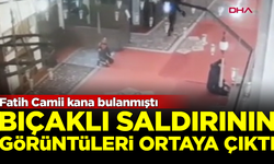 İmamı böyle bıçaklamış! Fatih Camisi'ndeki bıçaklı saldırının görüntüleri ortaya çıktı