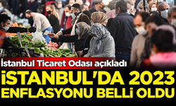 İTO açıkladı: İstanbul'da 2023 enflasyonu belli oldu