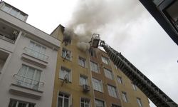 Ataşehir’de 5 katlı binada yangın