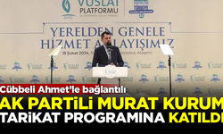 AK Parti adayı Murat Kurum, Cübbeli'yle bağlantılı derneğin programına katıldı