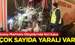Kuzey Marmara Otoyolu'nda feci kaza: Çok sayıda yaralı var