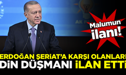 Malumun ilanı! Erdoğan 'Şeriat'ı savunarak, karşı olanları 'din düşmanı' ilan etti