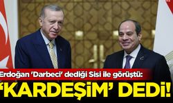 Erdoğan 'Darbeci' dediği Sisi ile görüştü: 'Kardeşim' dedi