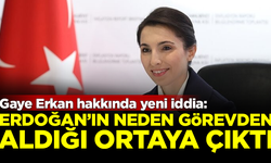 Gaye Erkan hakkında flaş iddia! Erdoğan'ın görevden alma nedeni belli oldu