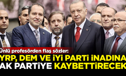 Ünlü siyaset bilimci açıkladı: YRP, DEM Parti ve İYİ Parti, inadına AK Parti'ye kaybettirecek