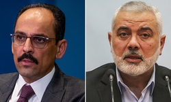 MİT Başkanı İbrahim Kalın, Hamas lideri İsmail Haniye'yle bir araya geldi