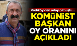 TKP'nin Kadıköy adayı 'Komünist Başkan' Maçoğlu, oy oranını açıkladı