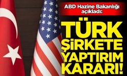ABD'den Türk şirkete yaptırım kararı