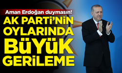 Aman Erdoğan duymasın! AK Parti'nin oylarında büyük gerileme: Bu Pazar seçim yapılsa...