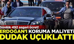Erdoğan'ın koruma maliyeti dudak uçuklattı! Günlük 492 asgari ücret