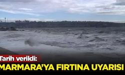 Tarih verildi: Marmara'ya fırtına uyarısı