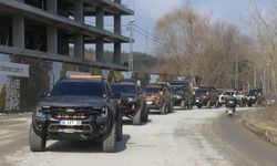 Oğuz Murat Acı için Off-Road araçlarıyla 'Adalet Konvoyu' düzenlendi