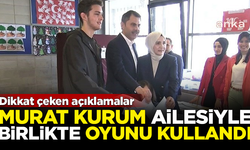 Murat Kurum, ailesiyle birlikte oyunu kullandı! Dikkat çeken sözler