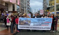 Trabzon'da laiklik yürüyüşü: Bu karanlık düzen bizim olamaz