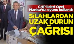 CHP lideri Özel Manisa'da oyunu kullandı