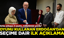 Erdoğan'dan seçime dair ilk açıklama: 2 seçim milletimizi yordu