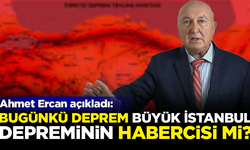 Marmara'daki deprem, büyük İstanbul depreminin habercisi mi? Ahmet Ercan açıkladı...