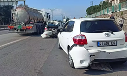 Kocaeli'de 7 aracın karıştığı zincirleme kaza: Yaralılar var