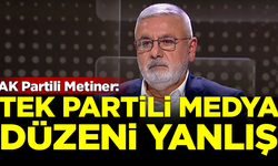 AK Partili Mehmet Metiner'den 'yandaş medya' isyanı: Tek partili medya düzeni yanlış