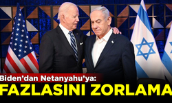 ABD Başkanı Biden'dan Netanyahu'ya rest: Fazlasını zorlama