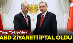 Erdoğan'ın ABD ziyareti iptal oldu
