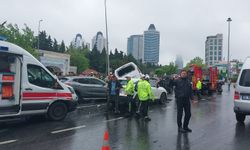 İstanbul Beşiktaş'ta zincirleme kaza