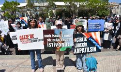 İzmir'de 'İsrail' protestosu
