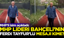 Bahçeli'nin Ferdi Tayfur'lu mesajı kime? MHP'li isim açıkladı