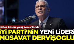 SON DAKİKA! İYİ Parti'nin yeni Genel Başkanı, Müsavat Dervişoğlu oldu