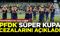 PFDK, Süper Kupa cezalarını açıkladı! Fenerbahçe'ye ceza yağdı
