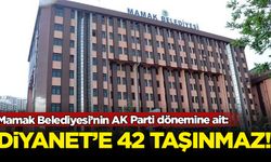 Mamak Belediyesi'nin AK Parti döneminde Diyanet'e 42 taşınma tahsis edilmiş