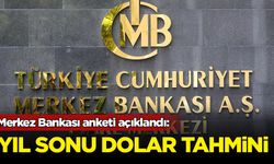 Merkez Bankası anketi açıklandı: Yıl sonu dolar tahmini