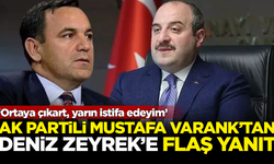AK Partili Mustafa Varank'tan, Deniz Zeyrek'in iddialarına flaş yanıt: Ortaya çıkart, yarın istifa edeyim