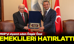MHP'yi ziyaret eden Özgür Özel, Bahçeli'ye 'emeklileri' hatırlattı