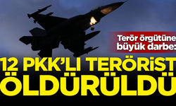 Gara ve Hakurk'ta PKK'ya büyük darbe: 12 terörist öldürüldü