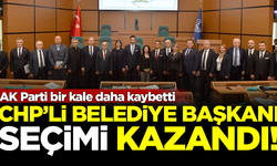 AK Parti bir kale daha kaybetti! CHP'li belediye başkanı seçimi kazandı